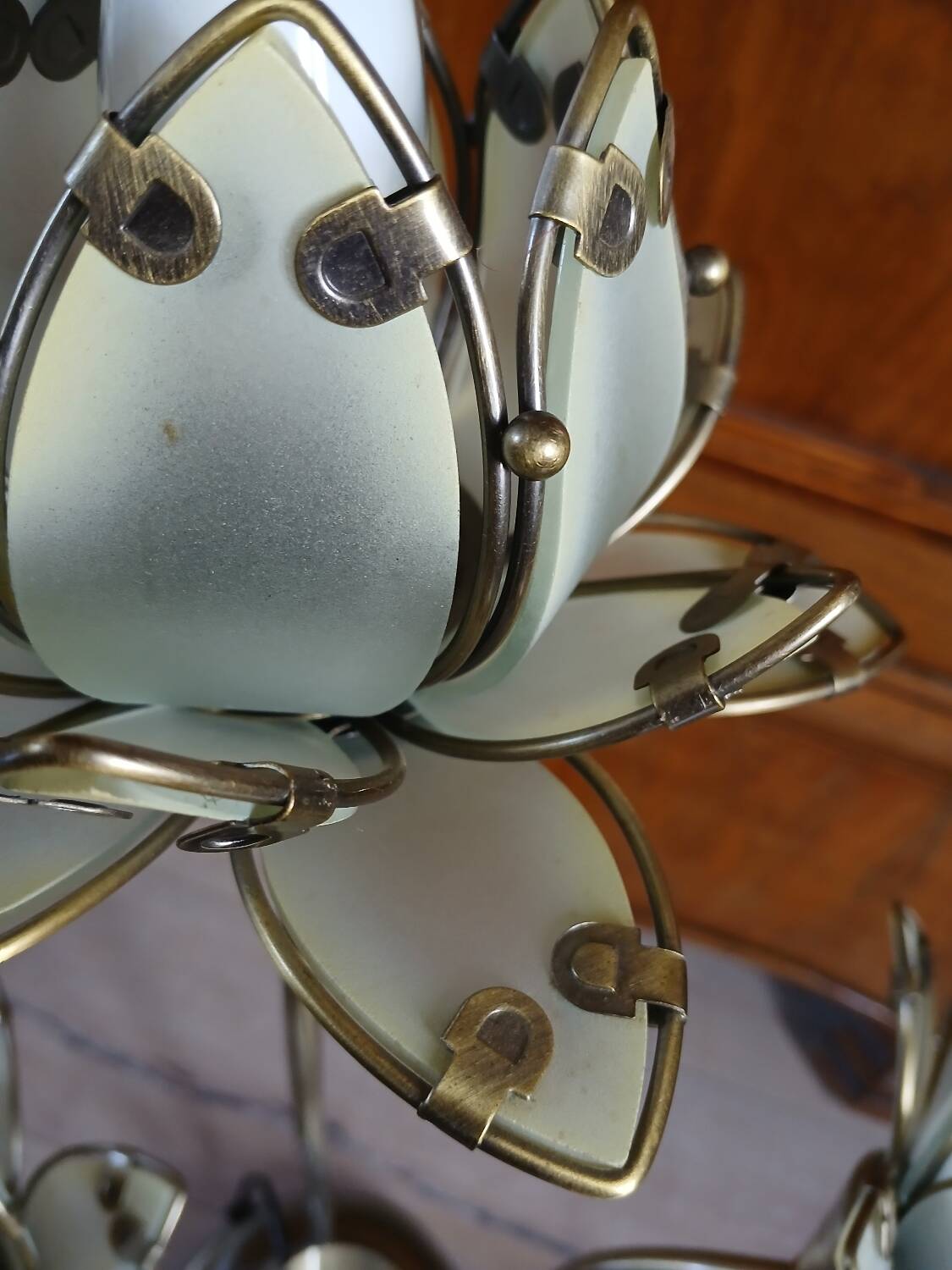 Antique Lotus Flower Lamp