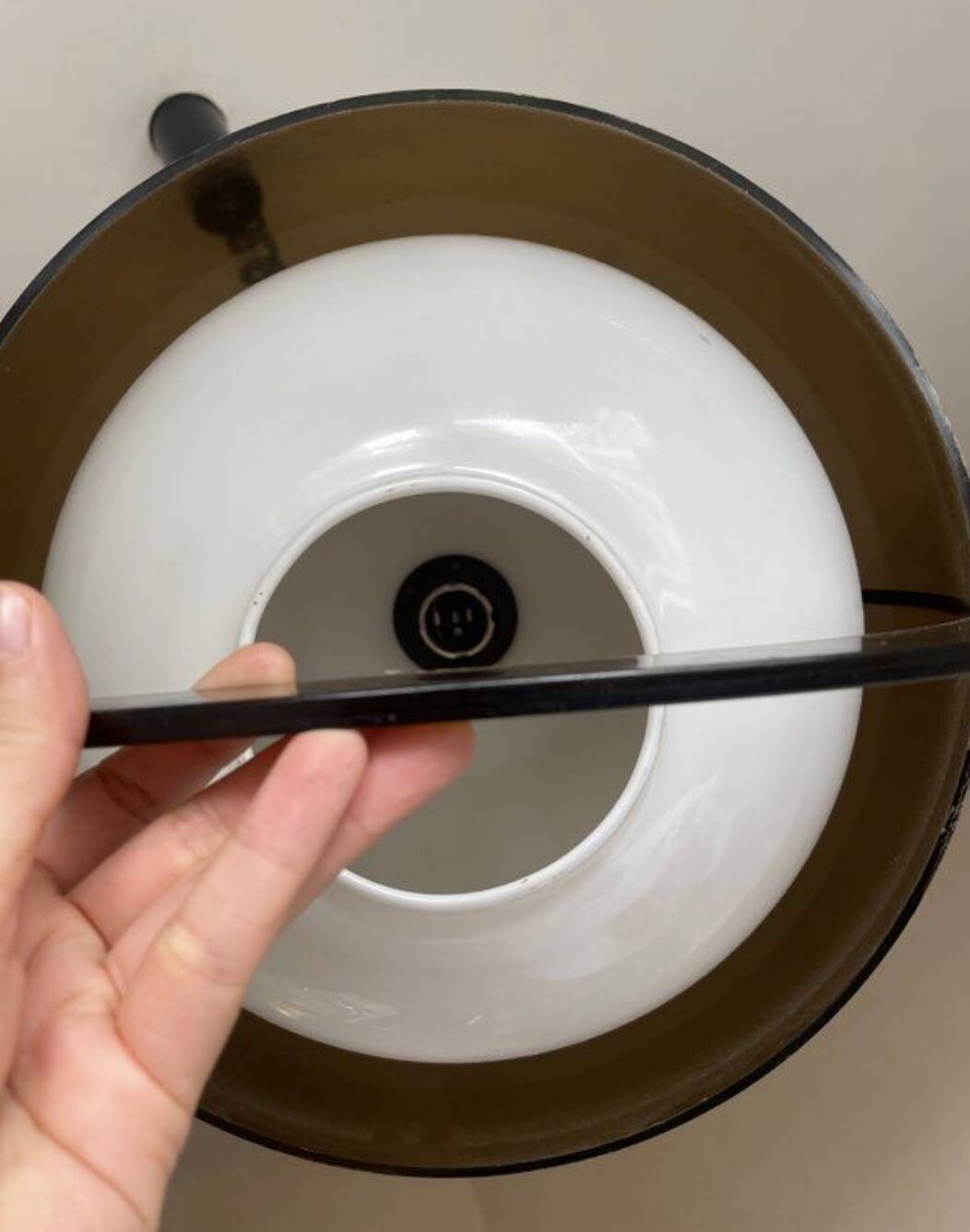 Harvey Guzzini “Brumbry” Pendant Lamp – Luigi Massoni, Italy 1970s