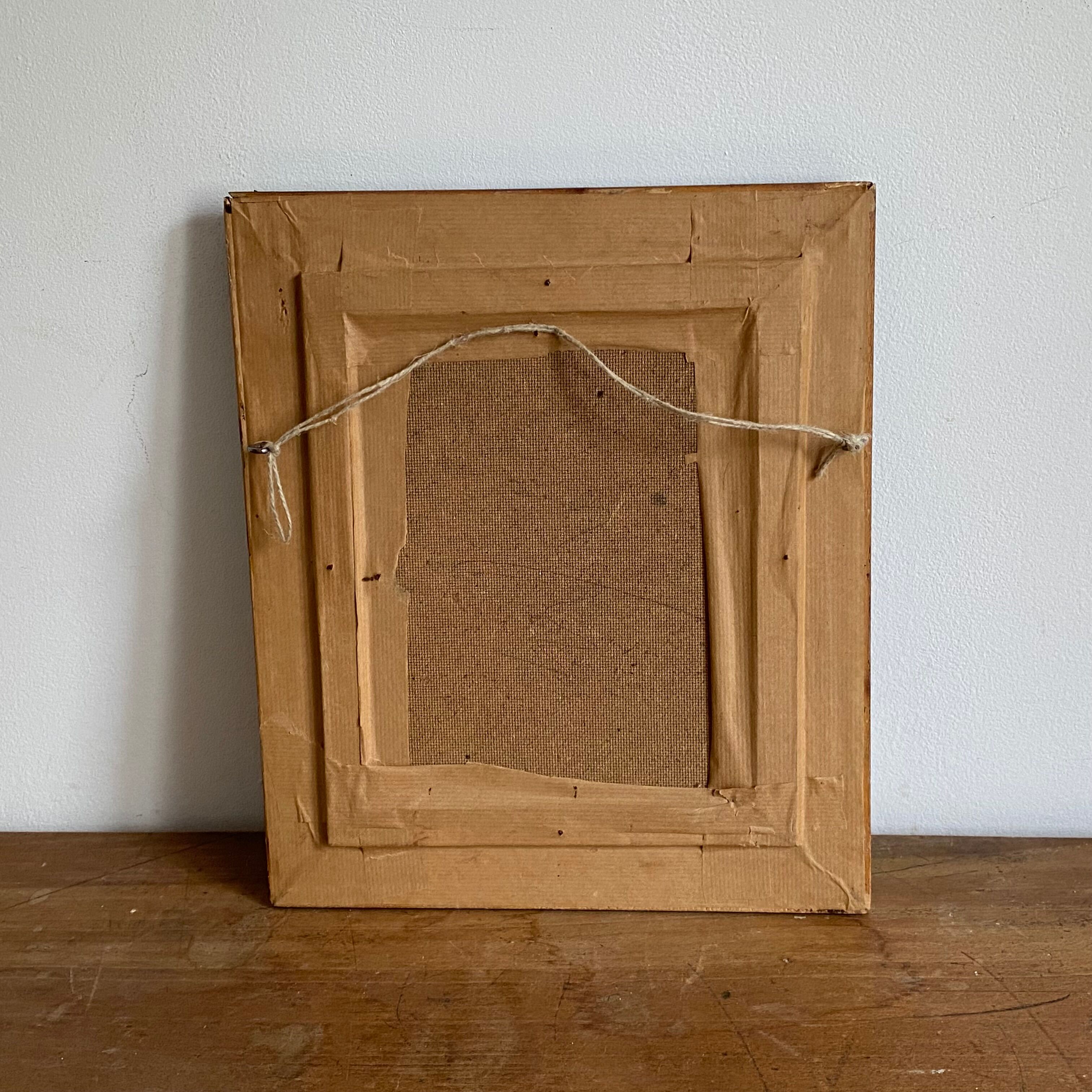 Orientalist painting. Framed oil. 1940 60.