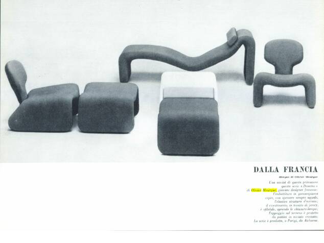 1960s Olivier Mourgue’s space age Djinn chair for Airborne