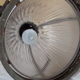 2 holophanous industrial lamps