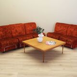 Mahogany coffee table, Italian design, 1970s, production: Italy