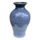 Vase vintage en céramique bleue – émail réactif, Allemagne, années 1960/1970.