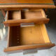 1950s executive desk with glass protection