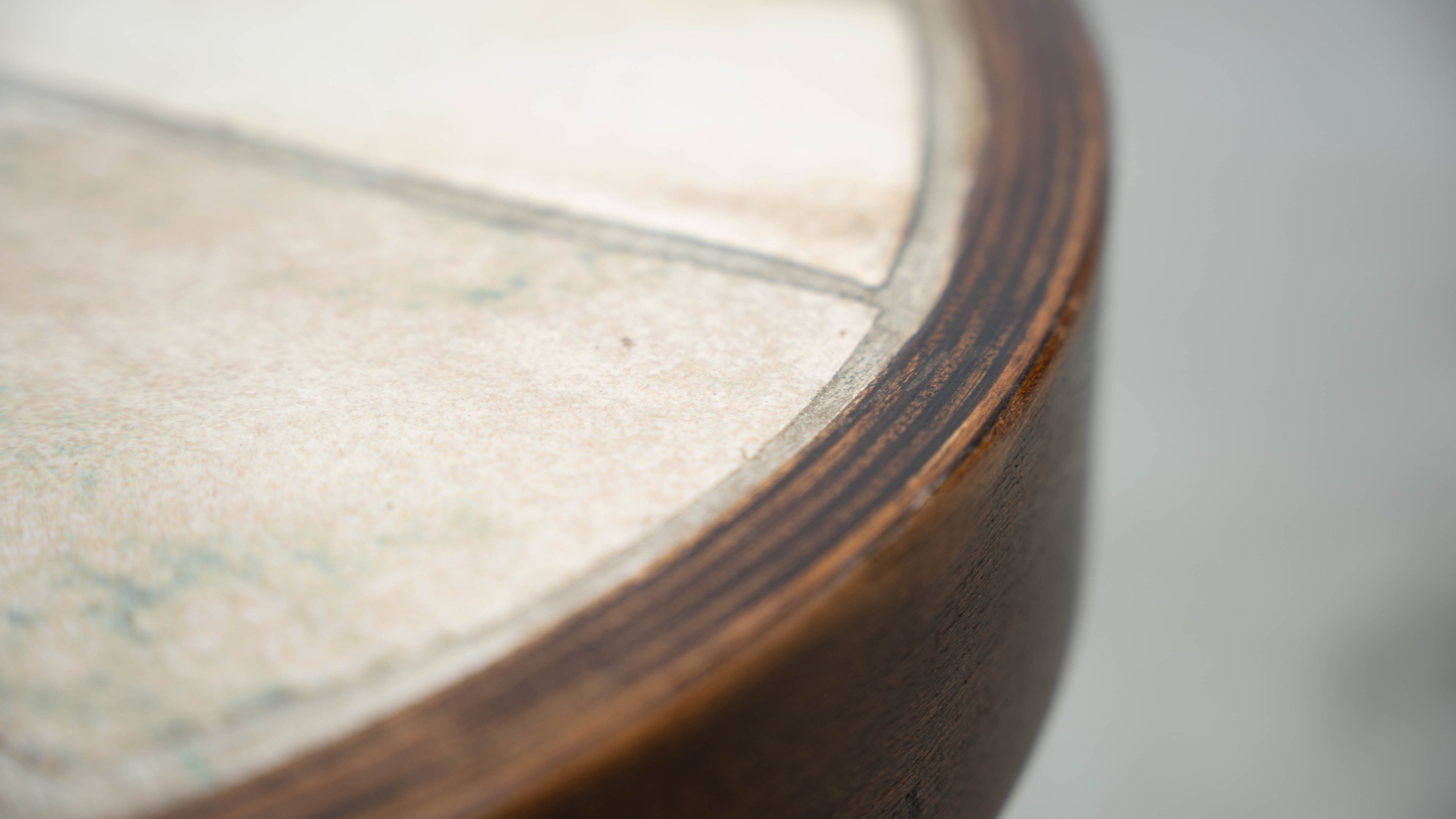 1970s French ceramic coffee table by Barrois for Vallauris