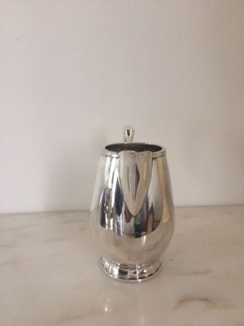 Christofle Art Deco silver metal milk pot