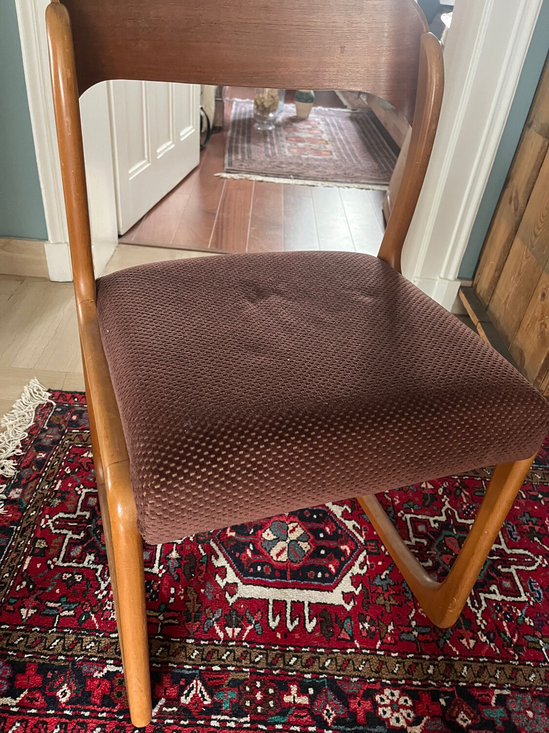 4 Baumann sleigh chairs