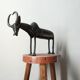 Handcrafted animal sculpture African art Burkina Faso