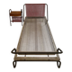 Bed and bedside table jaques hitier