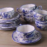 Set of 8 Moustiers cups, tea or coffee (1950s/60s)