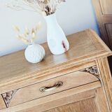 Parisian Art Deco sideboard in renovated oak