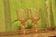 Lot de verres vintage rose