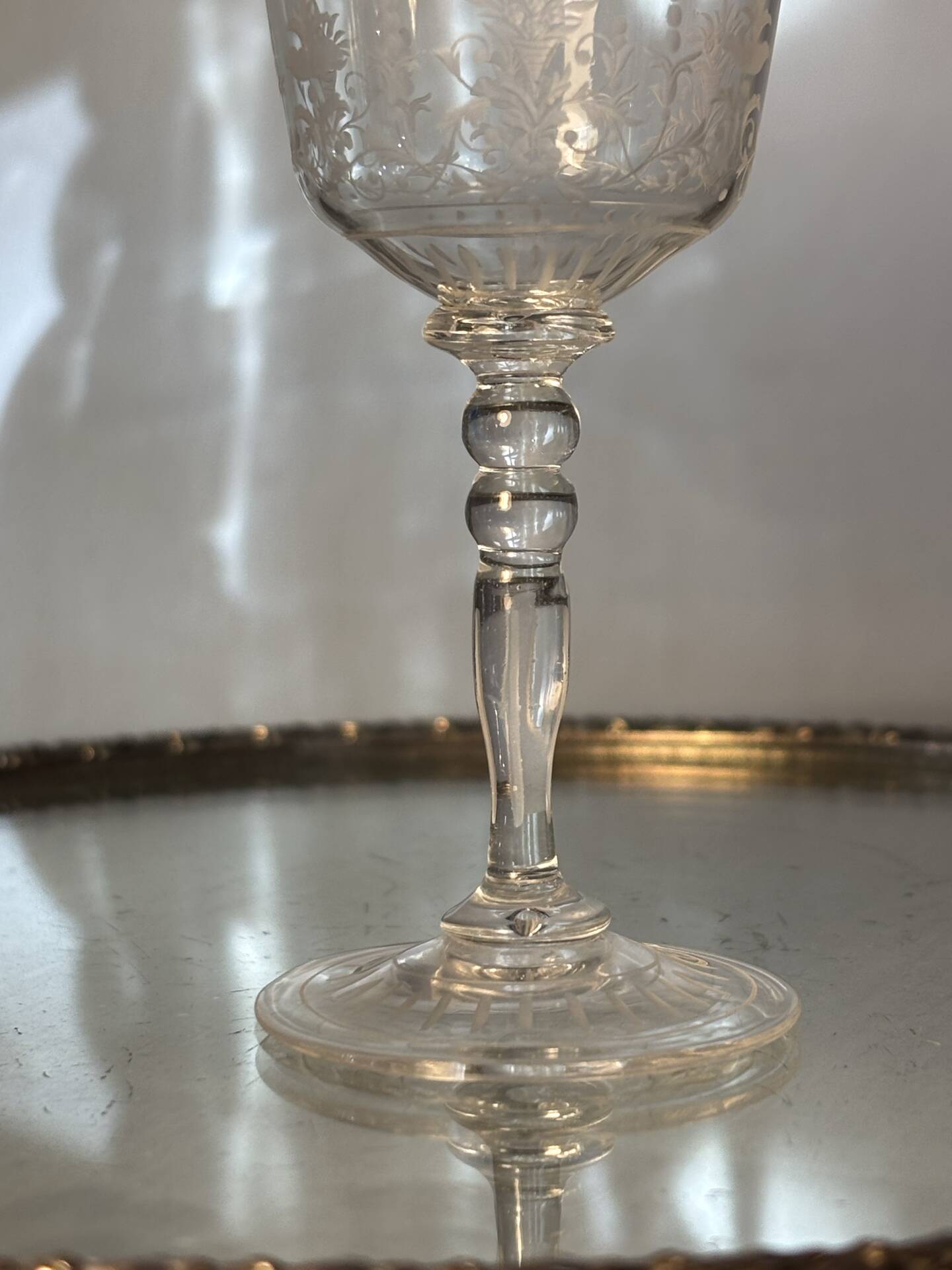 Verre à liqueur Baccarat 19eme rare