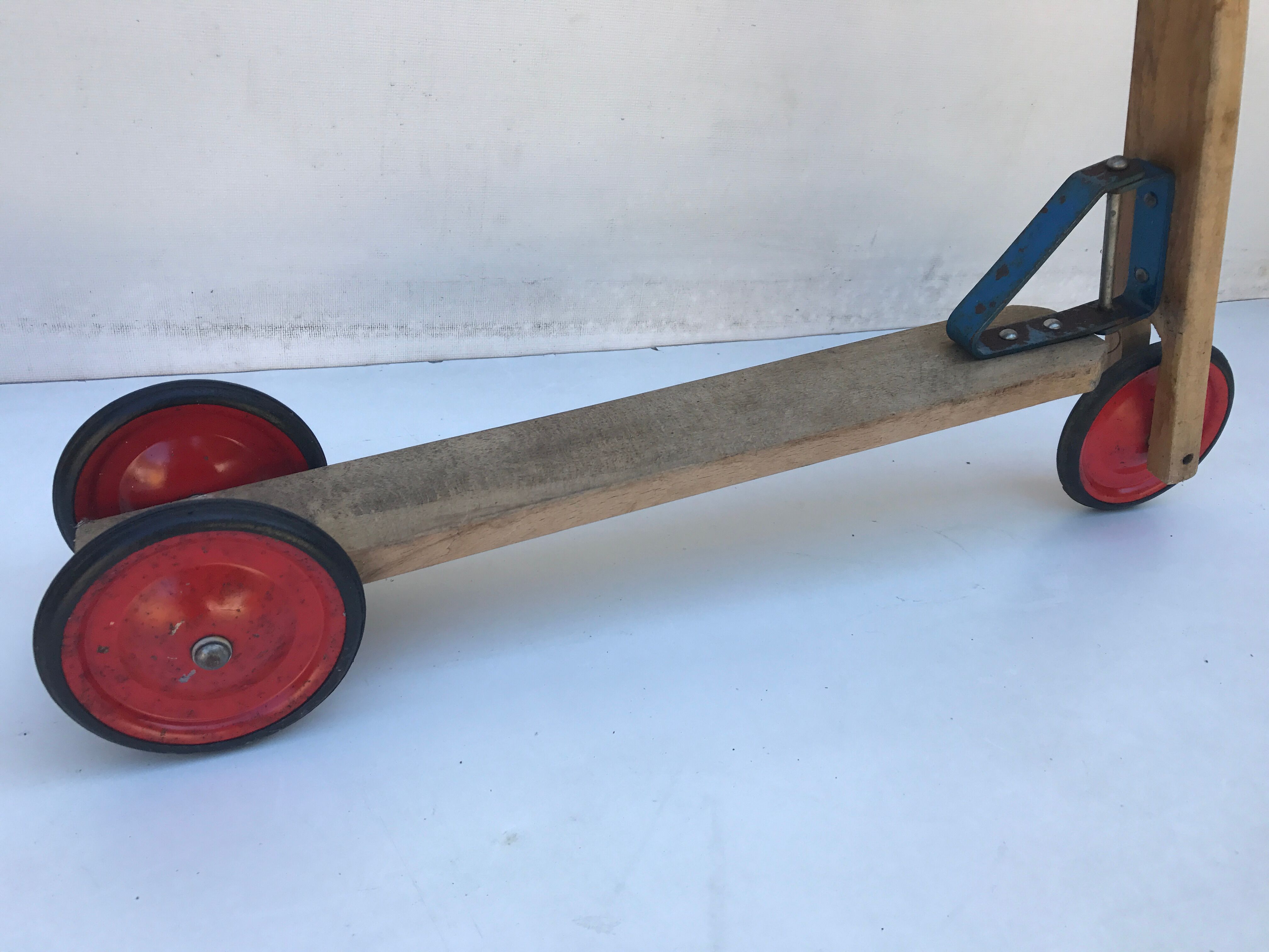 Old scooter vero baby abc in wood & metal of the 1960s vintage