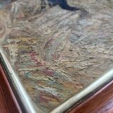 Tableau HSP "Harvest Landscape of Vietnam" signed ManoJ 1984