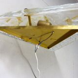 Large glass wall & ceiling lamp, 1960’s