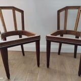 Paul Follot pair of chairs Pomone 1926