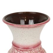 Pink vintage vase west germany flowers üebelacker keramik 634-30