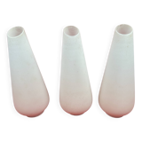 pair of lampshades, Set of 3 Tulips (wall lamps, floor lamp, chandelier) circa 1960