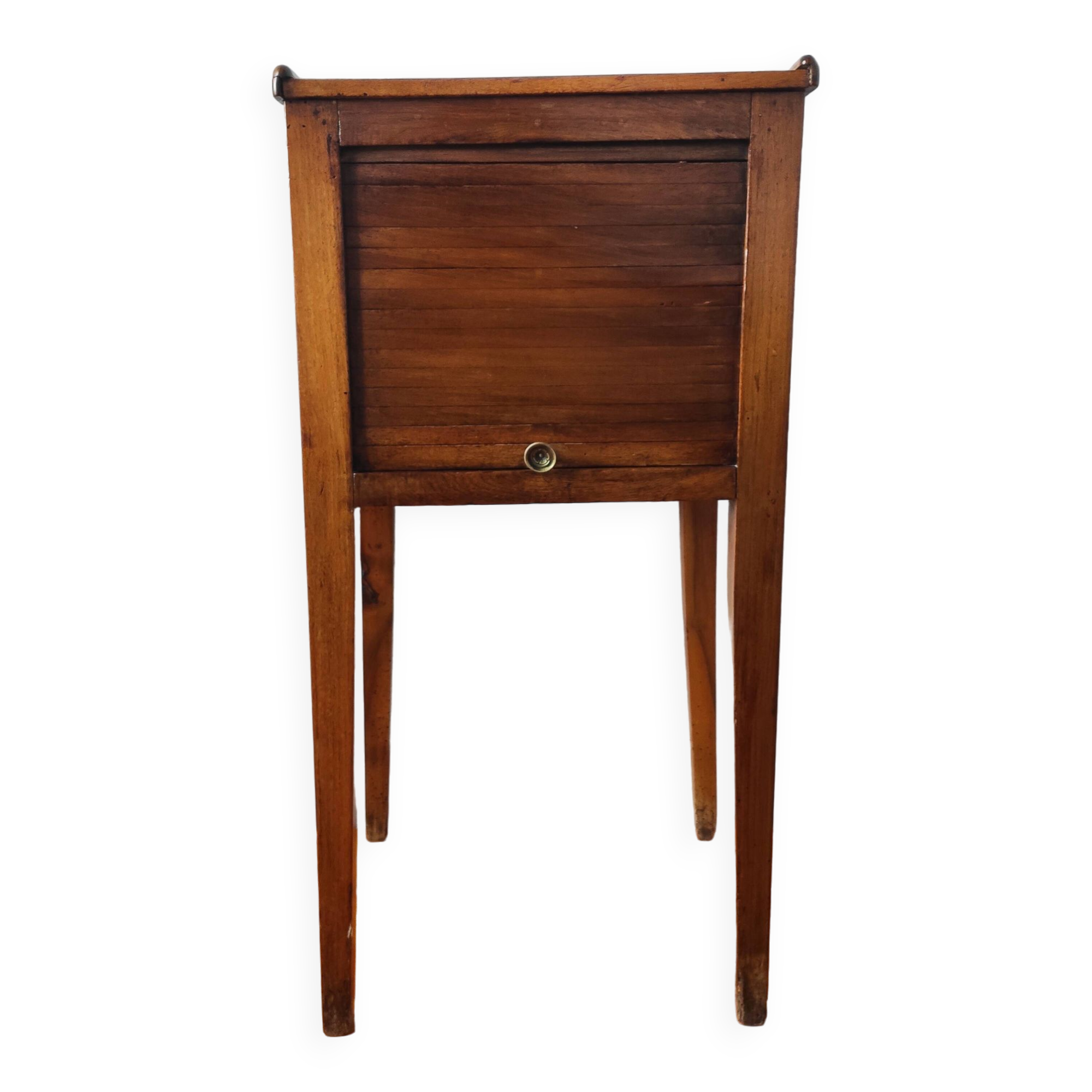 Directoire walnut bedside table