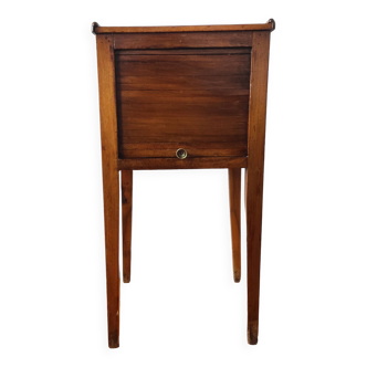 Directoire walnut bedside table