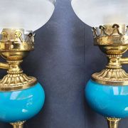 Pair of antique gold wall sconces