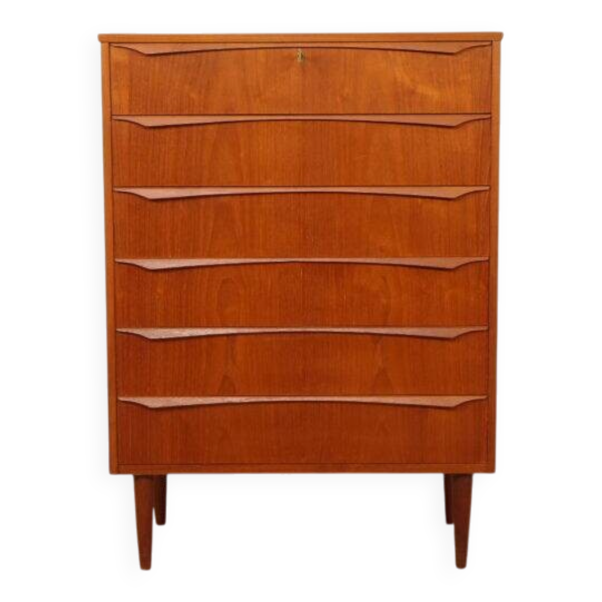 Vintage Danish chest of drawers | Teak | 6 drawers | 106 cm