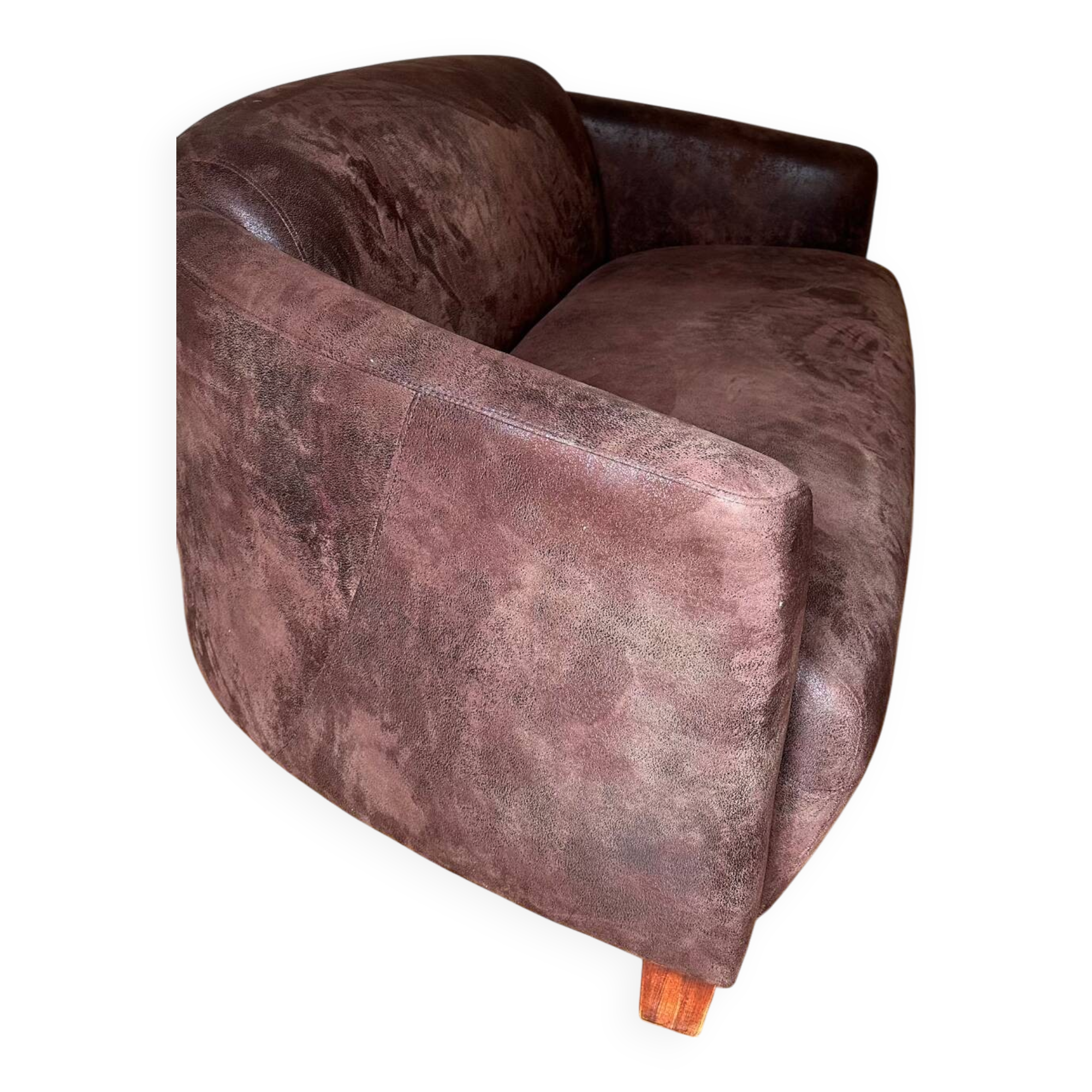 Canapé club en cuir