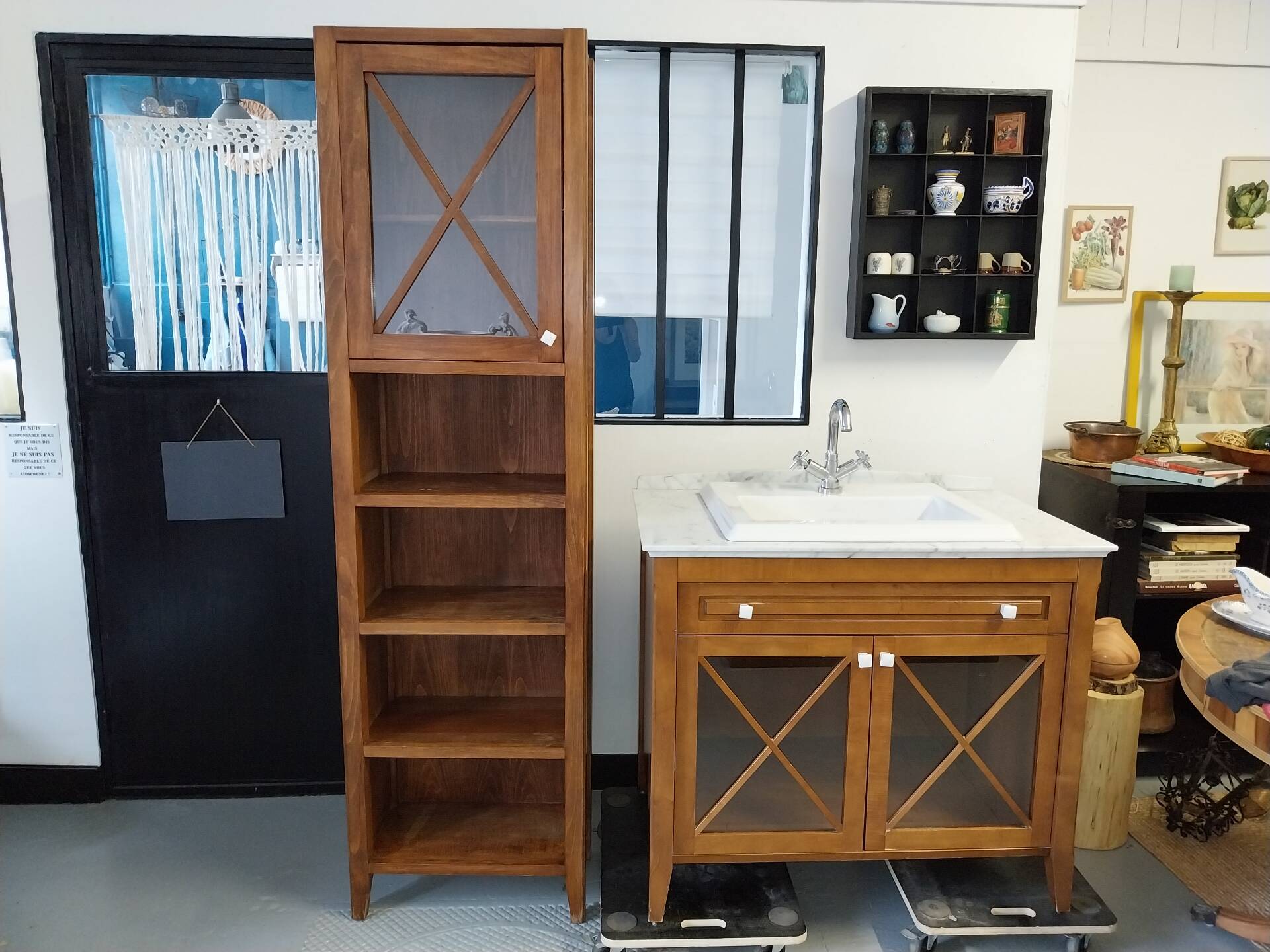 Bathroom furniture and column set Villeroy & Boch