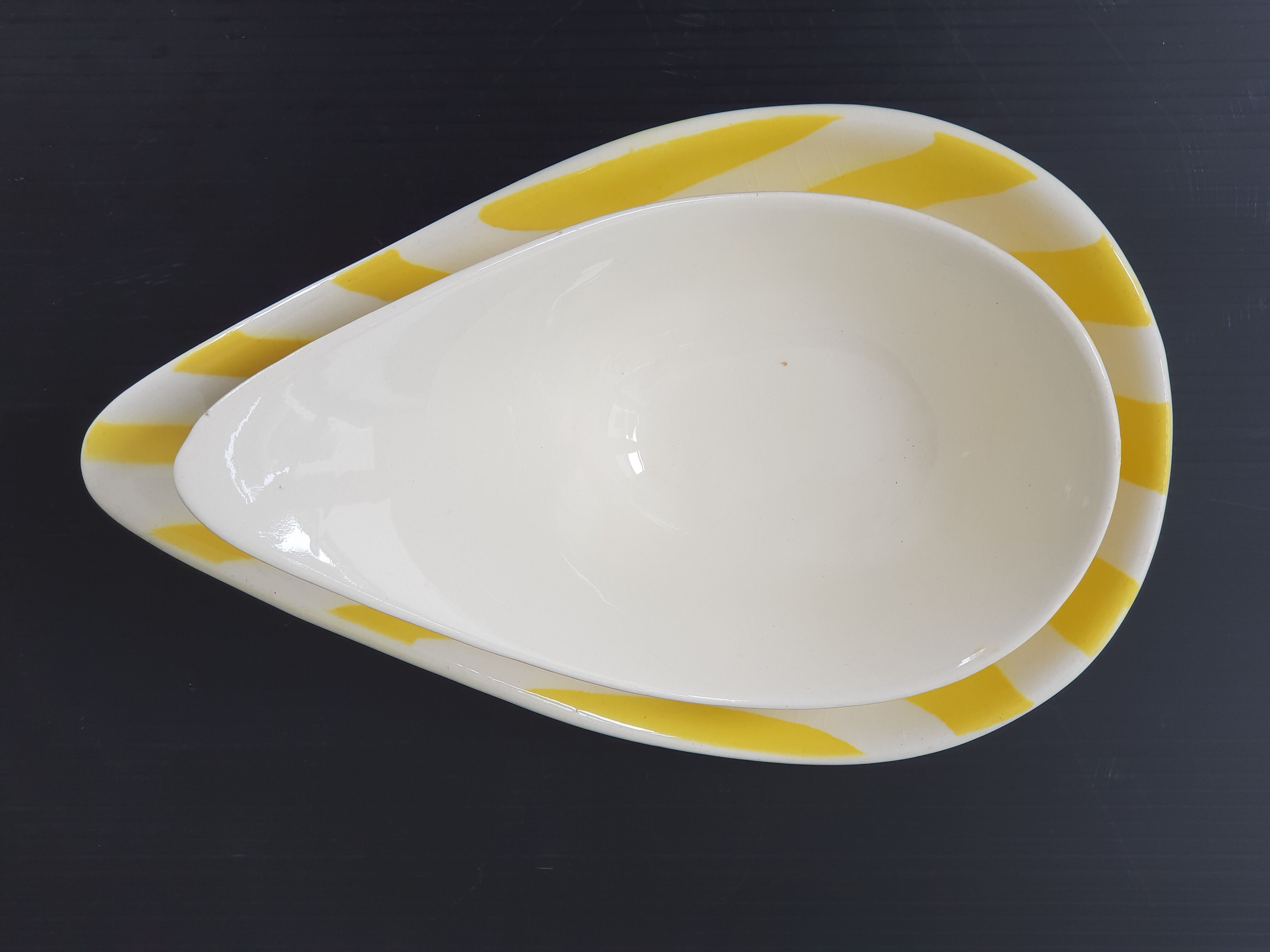 Ramequin & Sauceboat Salins 1950 vintage
