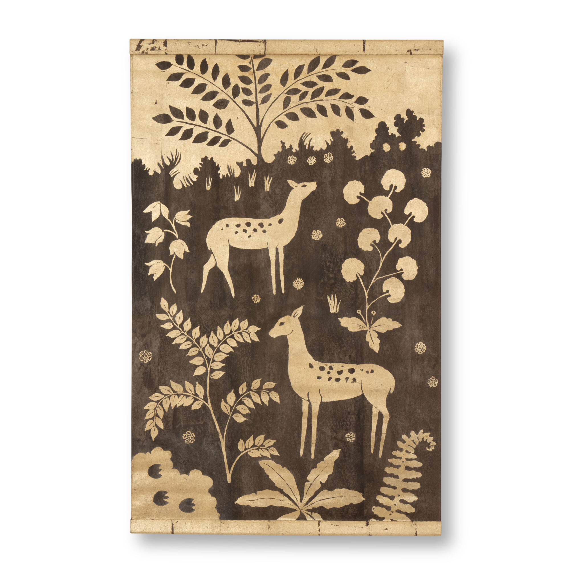 Toile peinte, Biches, Travail contemporain