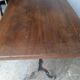 120 cm solid oak bistro table