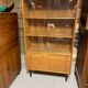 Vintage showcase sliding door year 50