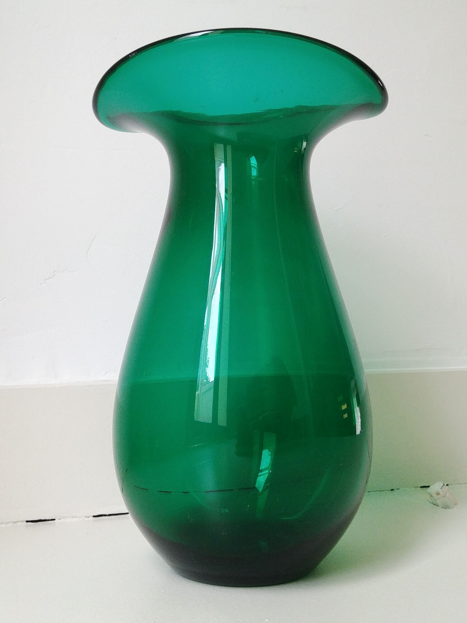 Green vase