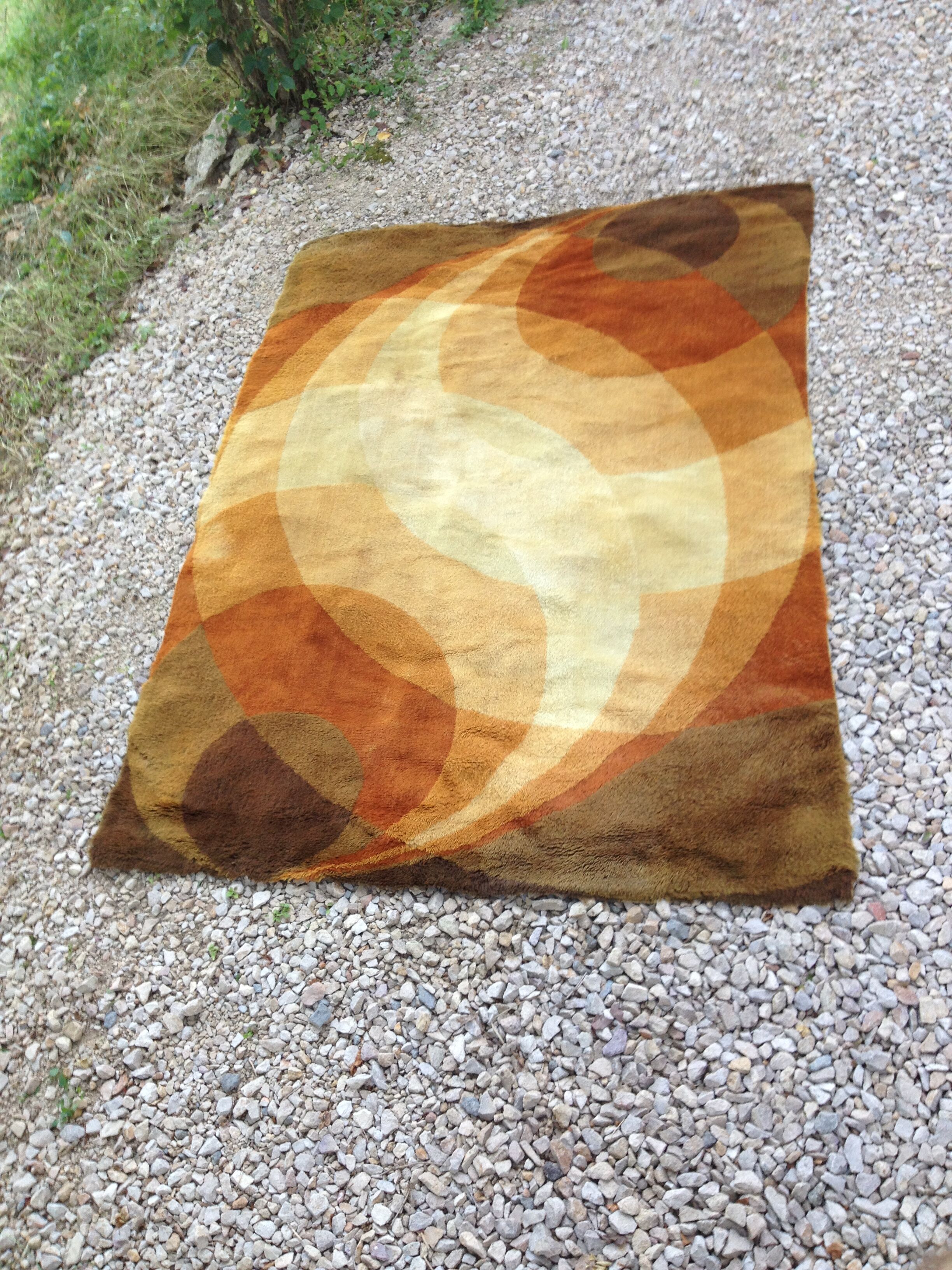 1970s vintage rug Netherlands