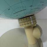 Old world map scan globe 1972 denmark vintage