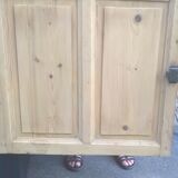 Buffet patine noirs et vert