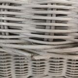 Rattan side table
