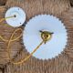 Serrated opaline suspension