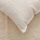 Housse de coussin artisanale en coton recyclé tissé main