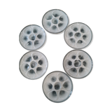 Shell plates Moulin des Loups