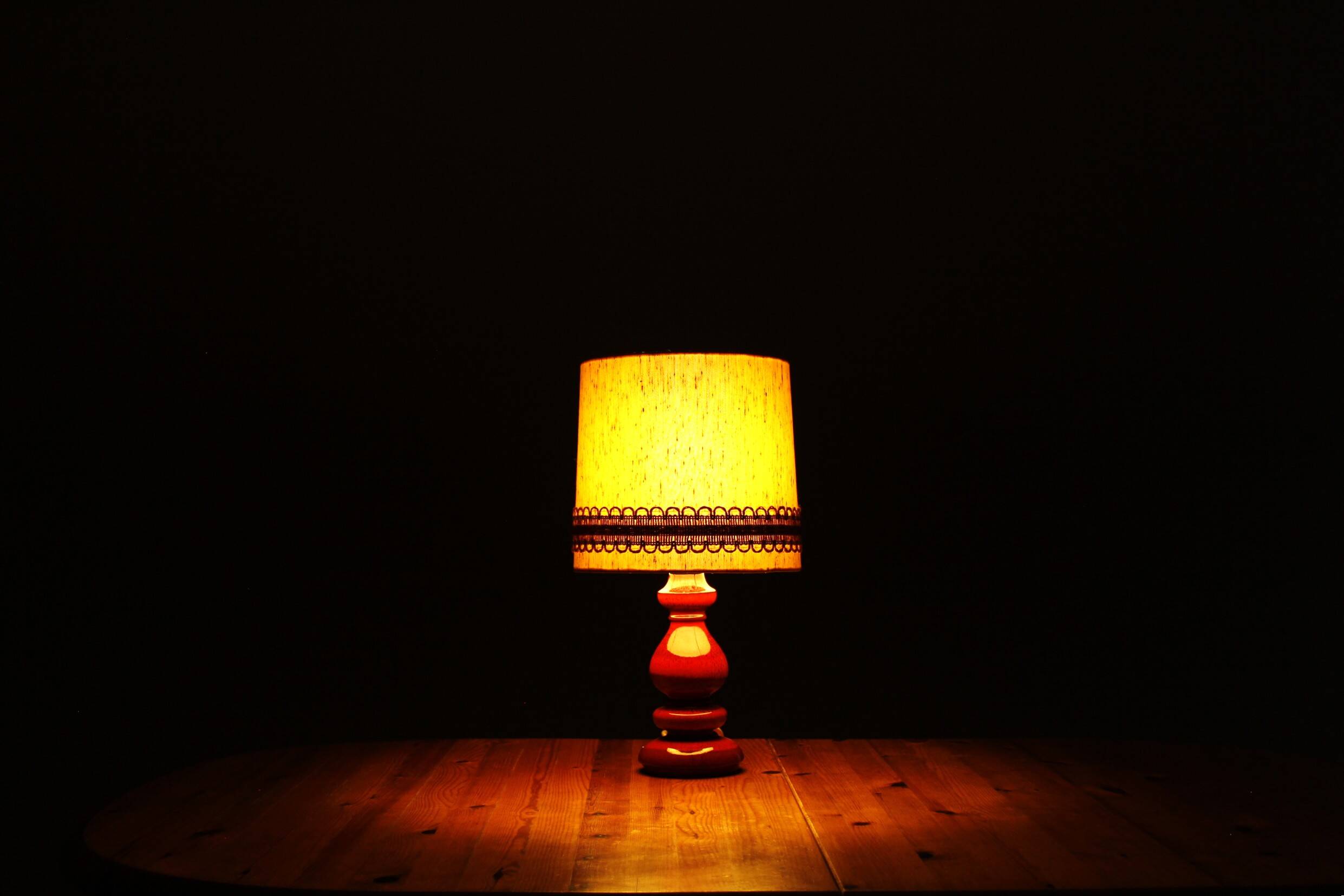 Hustadt Leuchten, Ceramic Table Lamp, 1970s