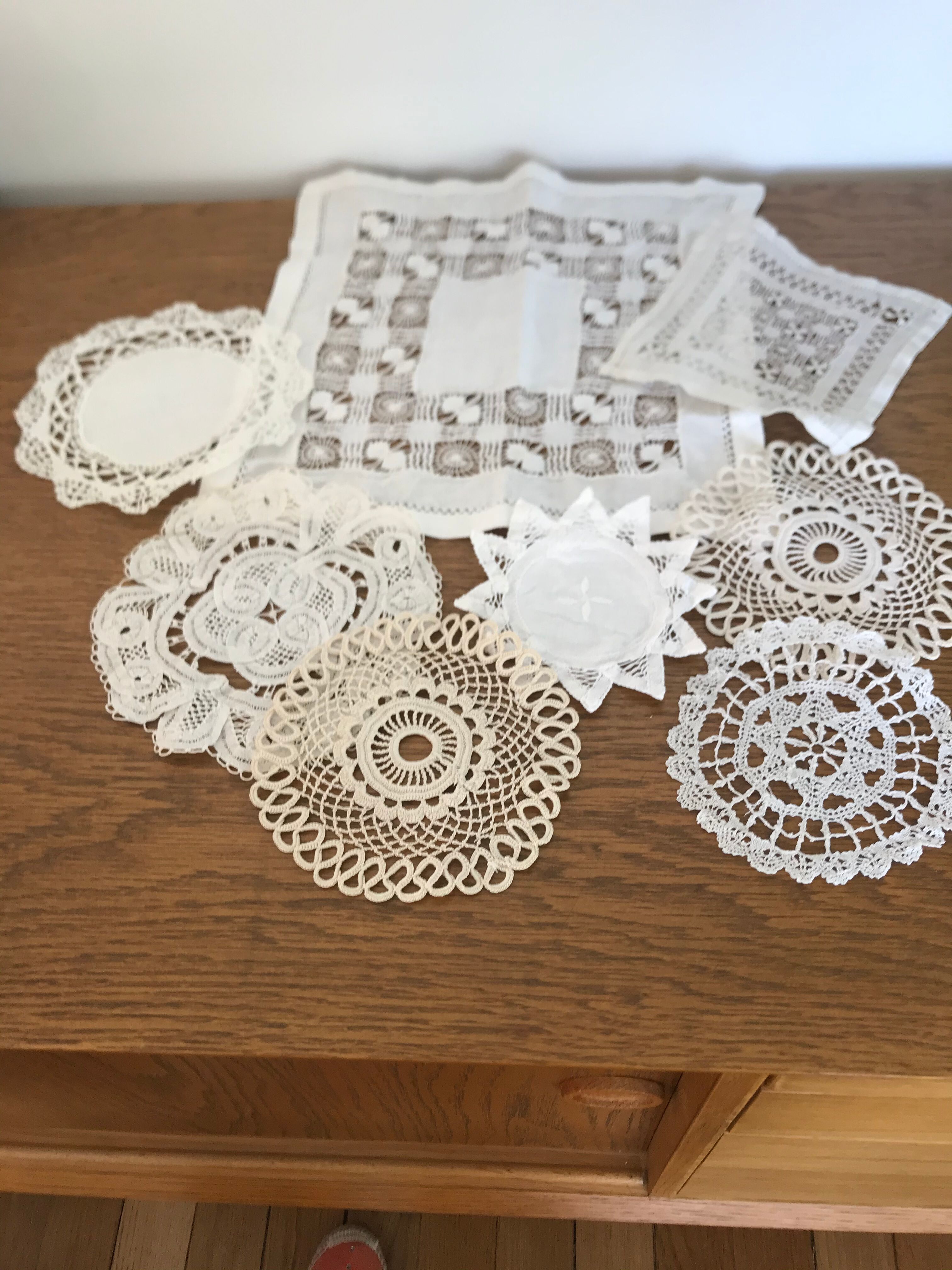 Napperons en dentelle