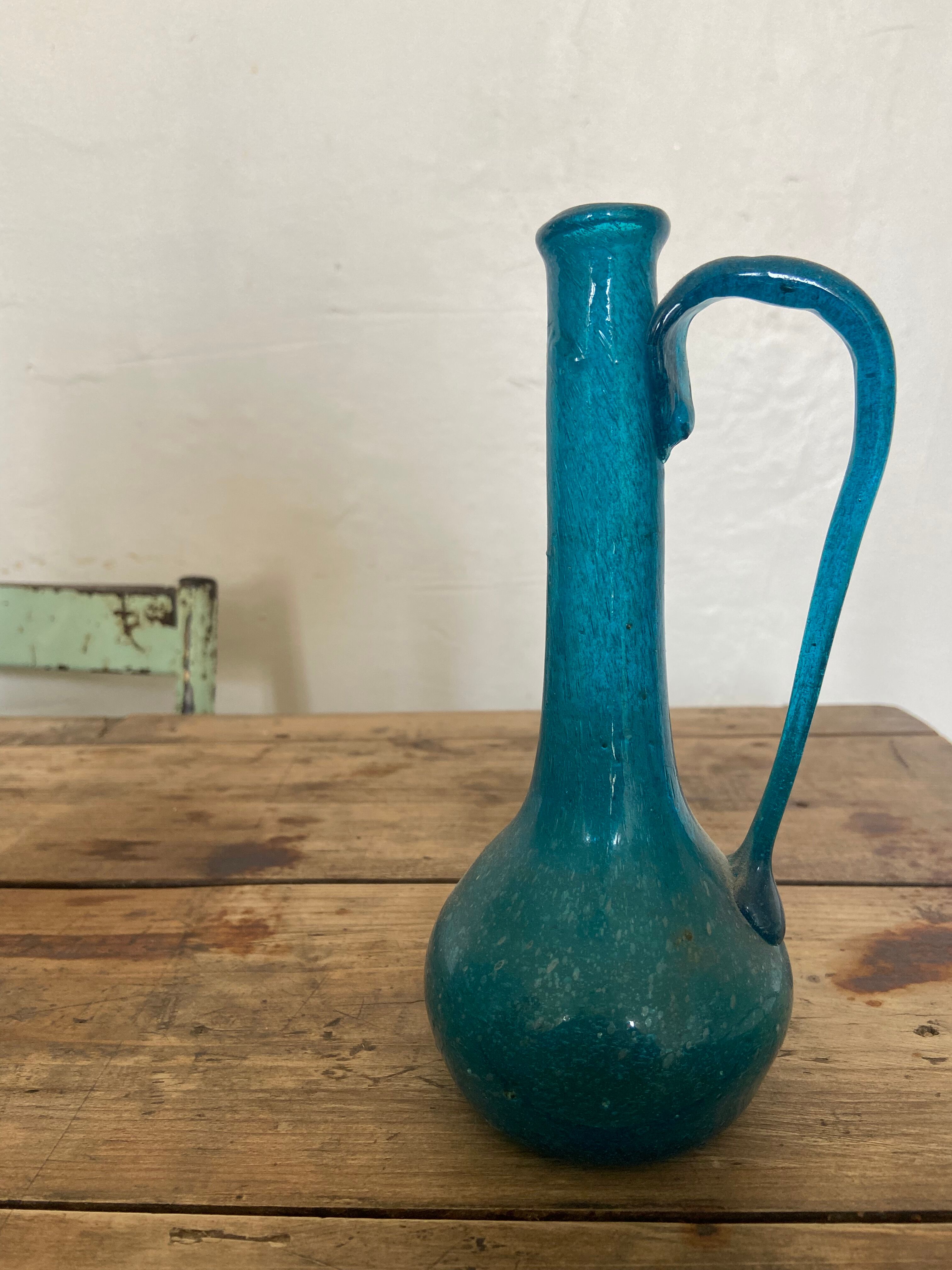 Vintage bubble glass vial