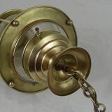 Suspension Lantern brass and glass vestibule