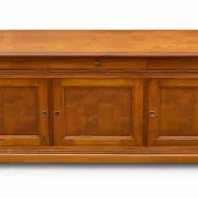 French library in Louis-Philippe style made of solid fruitwood.
