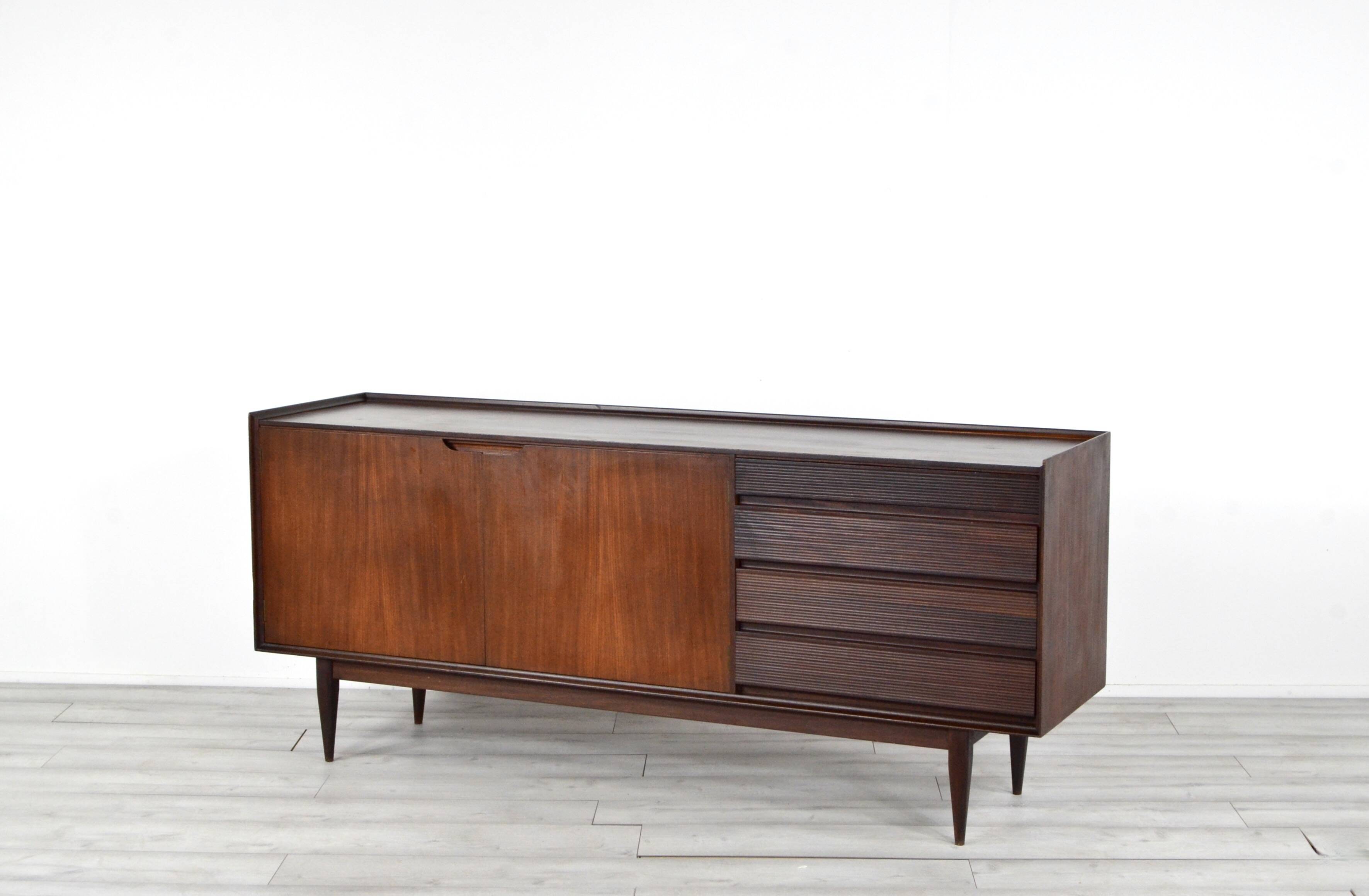Midcentury Richard Hornby Heal's Sideboard / Long John In Stunning Afromosi