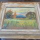 Tableau huile sur toile daté 1904