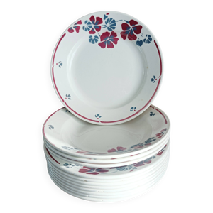 Lot de 12 assiettes en