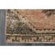 1970s Vintage Turkish Oushak Handmade Wool Cotton Orange Runner Rug 83x358